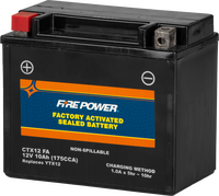 FIRE POWER BATTERY CTX12 SEALED FACTORY ACTIVATED