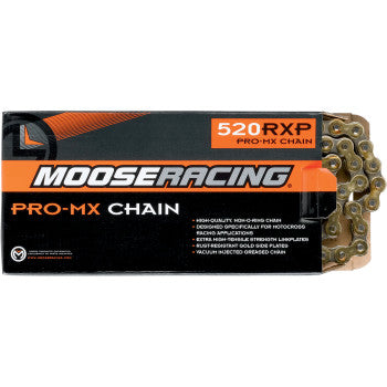 520 RXP - Pro-MX Chain - Gold - 120 Links MOOSE RACING