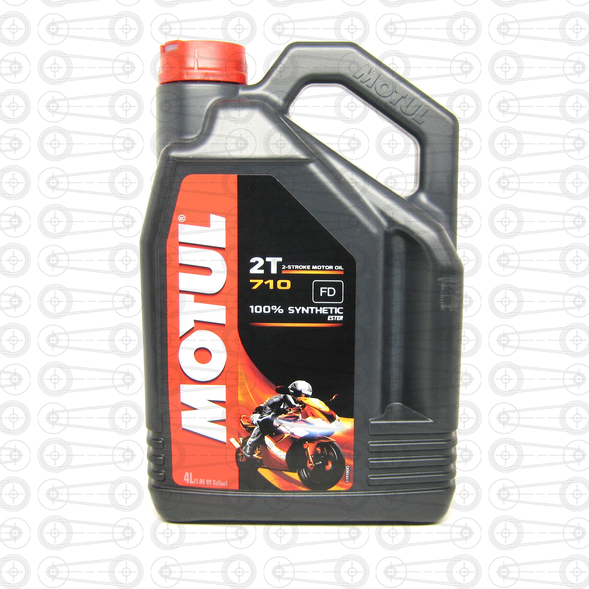 Motul 710 12 Liters 2T 100% synthetic 2-Stroke Ester Core Engine Motor Oil  12x1L